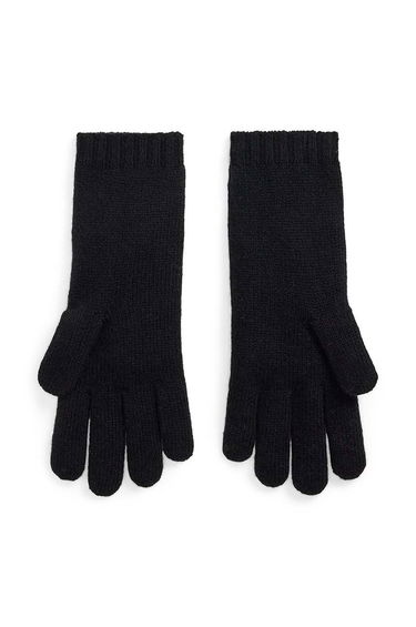 Ръкавици Polo by Ralph Lauren Cable-Knit Wool Gloves Черно | 455956295, 1