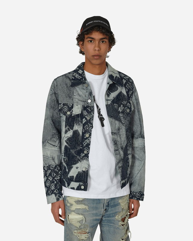 Patchwork Jacquard Trucker Jacket