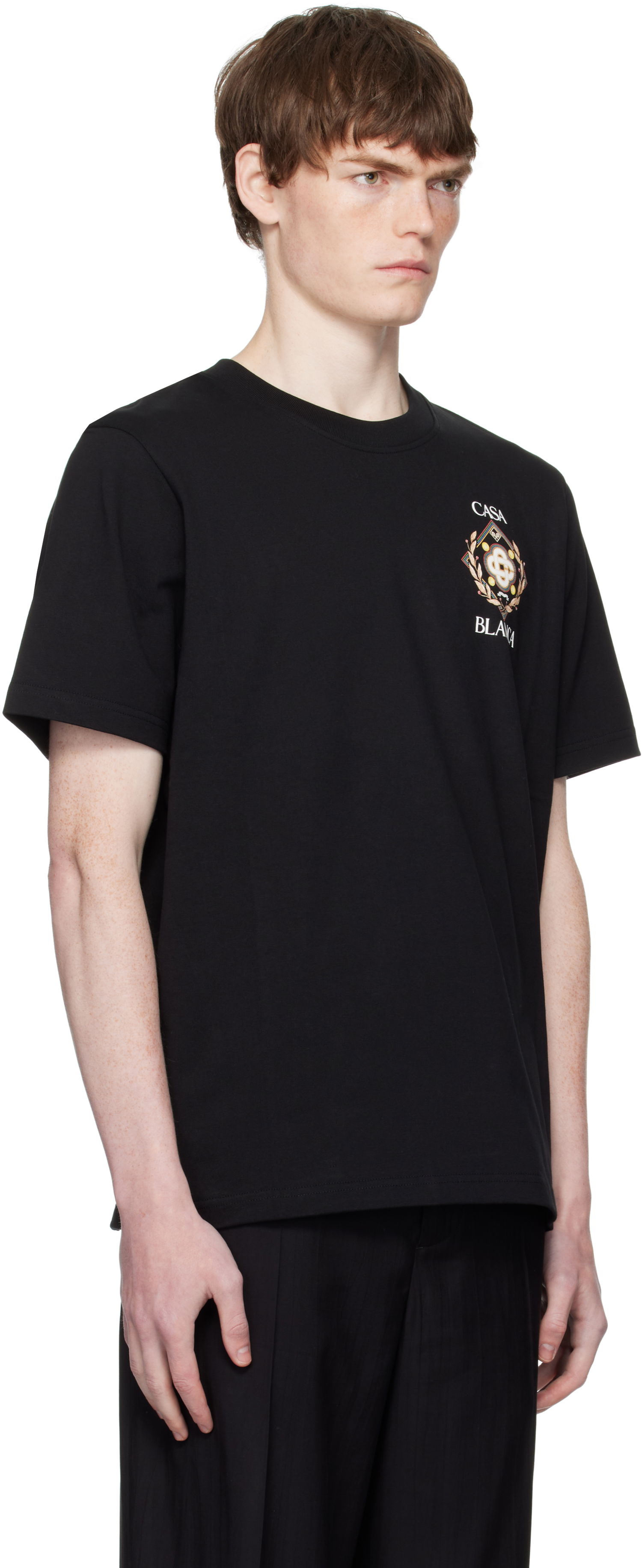 Тениска Casablanca Casablanca Tennis Club Icon T-Shirt Черно | MPF25-JTS-001-12-EX, 1