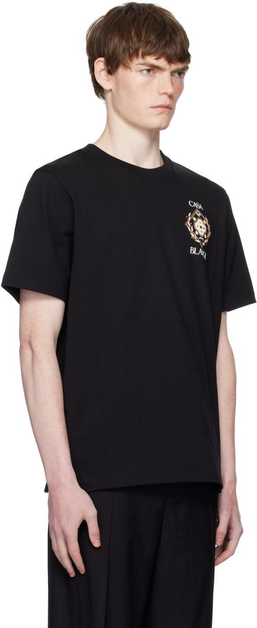 Тениска Casablanca Casablanca Tennis Club Icon T-Shirt Черно | MPF25-JTS-001-12-EX, 1