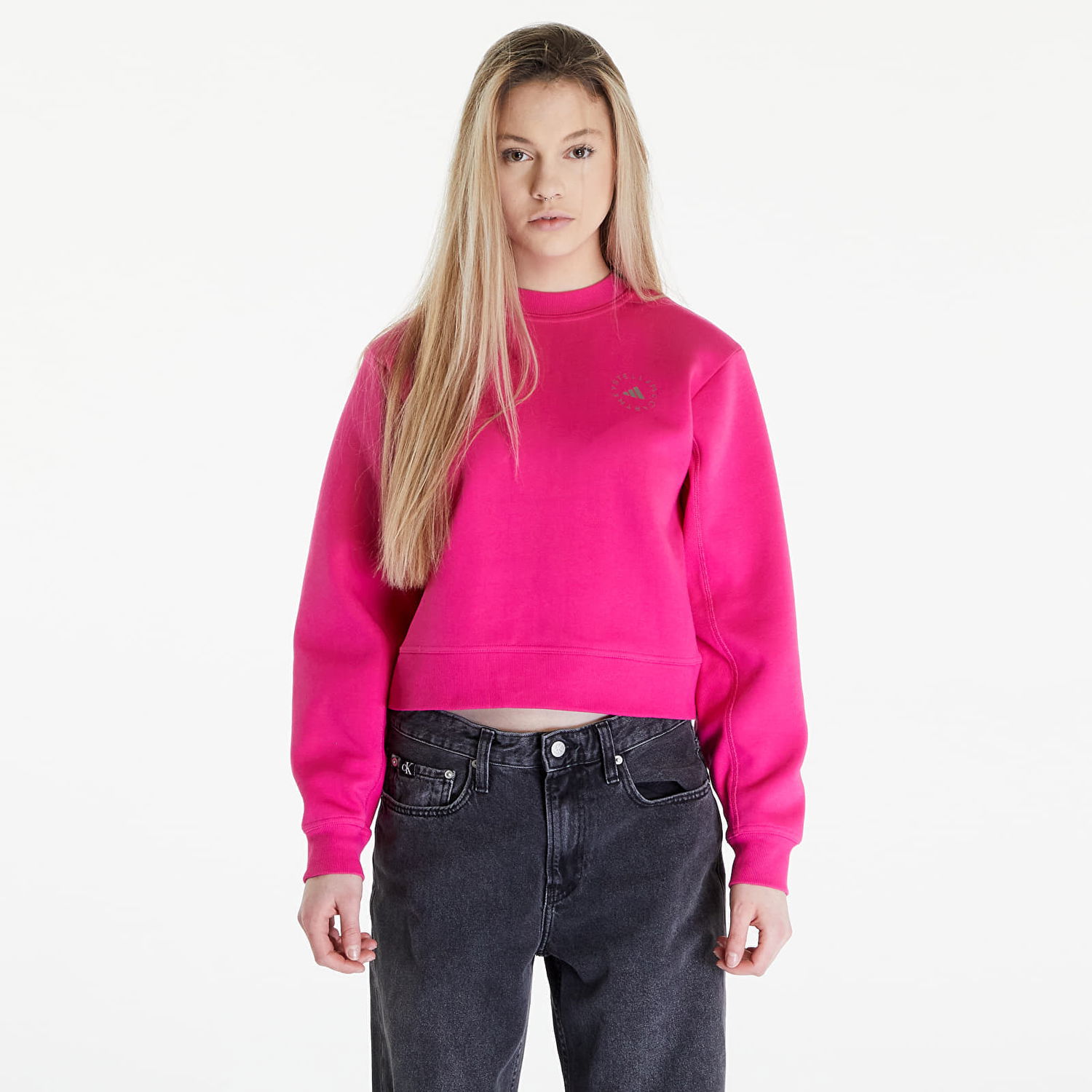 Суитчър adidas Performance Stella McCartney x Regular Sweater Real Magenta Розово | IT8284, 0