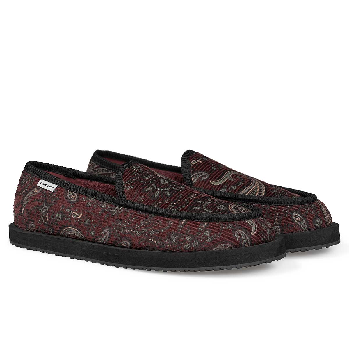 Кецове и обувки Carhartt WIP Paisley Slippers "Paisley Print/Buckeye" Бургунди | I032613.1U6XX, 1