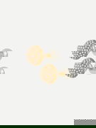 Double Sided Pearl Stud Earrings