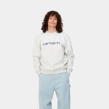 Суитчър Carhartt WIP Carhartt Sweat "Ash Heather / Liberty" Сиво | I030546_1R7_XX, 2