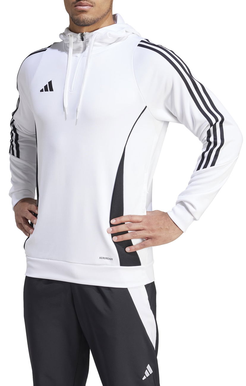 Суитчър adidas Performance TIRO24 TRHOOD Бяло | ir9399