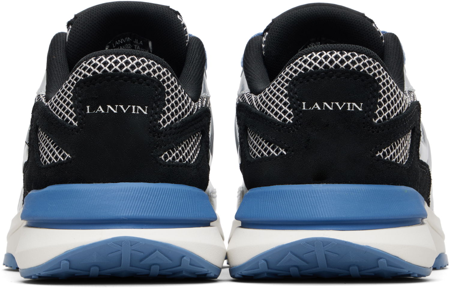 Кецове и обувки LANVIN Silver & Black JLA Sneakers Металик | FU-SKAK02-META-H25, 1