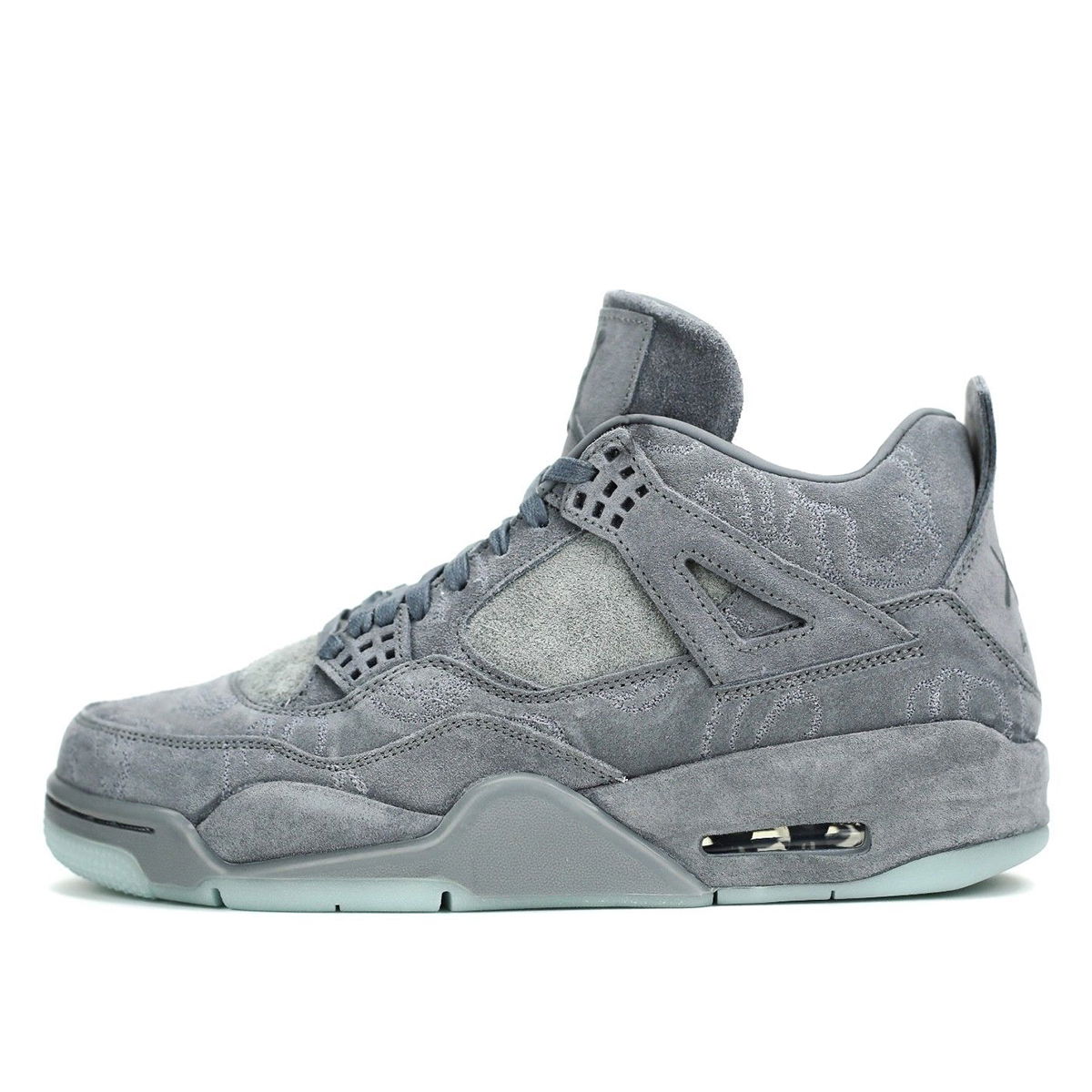 Кецове и обувки Jordan Air Jordan 4 Retro x KAWS Сиво | 930155-003, 1