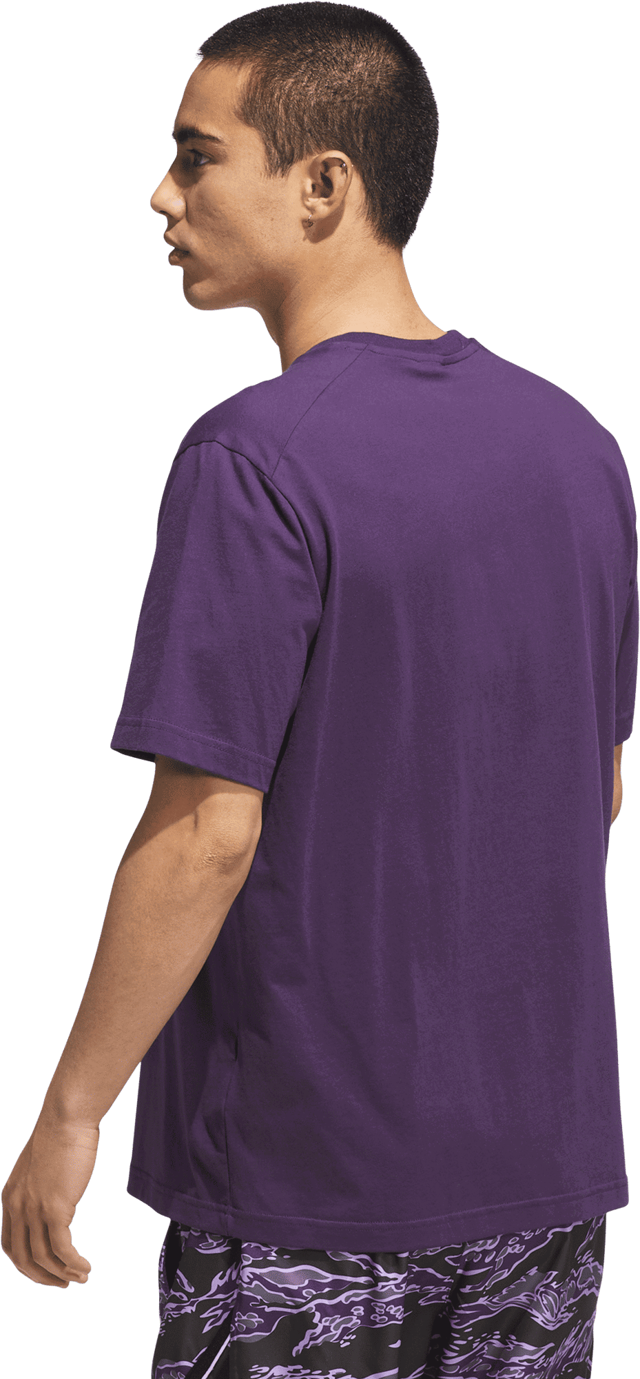 Тениска adidas Originals Basketball Graphic T-Shirt Лилаво | jm6844, 1