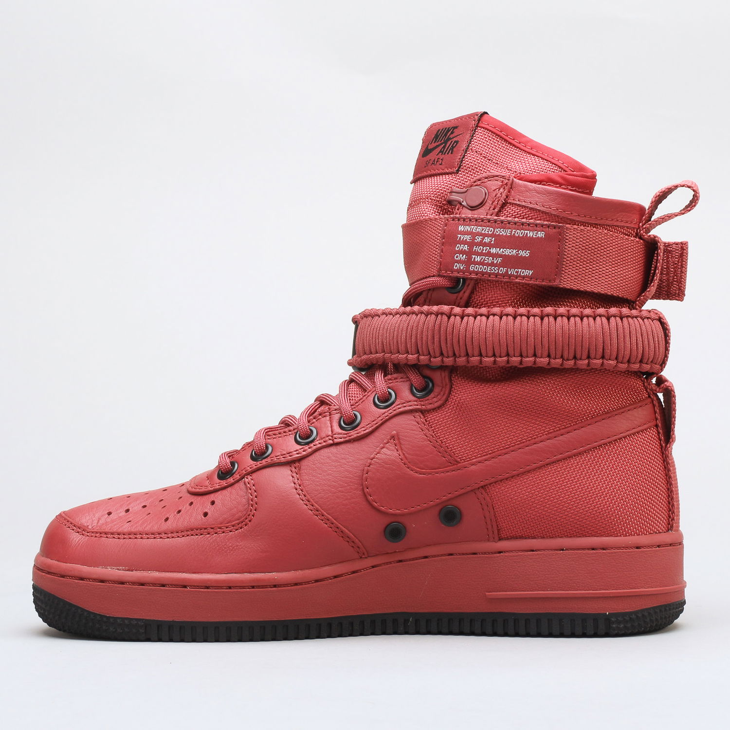 Кецове и обувки Nike SF Air Force 1 High ''Cedar'' W Червено | 857872-600, 0