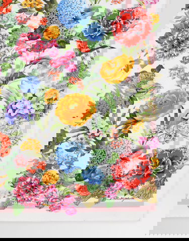 Шал Dolce & Gabbana Dolce & Gabbana Floral-Print Silk Twill Square Scarf Многоцветен | FN092RGDCV8HD5KU, 1