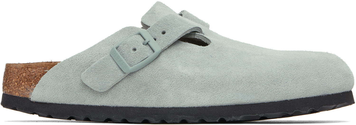 Облекло Birkenstock Birkenstock Boston Soft Footbed Slip-on Loafers Сиво | 1029801, 0