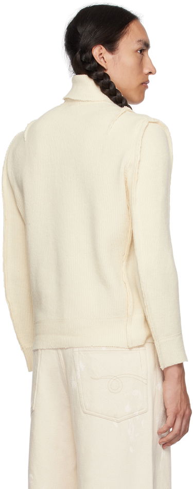 Пуловер R13 R13 Flat Sleeve Turtleneck Бежово | R13WY166-Y032A, 2