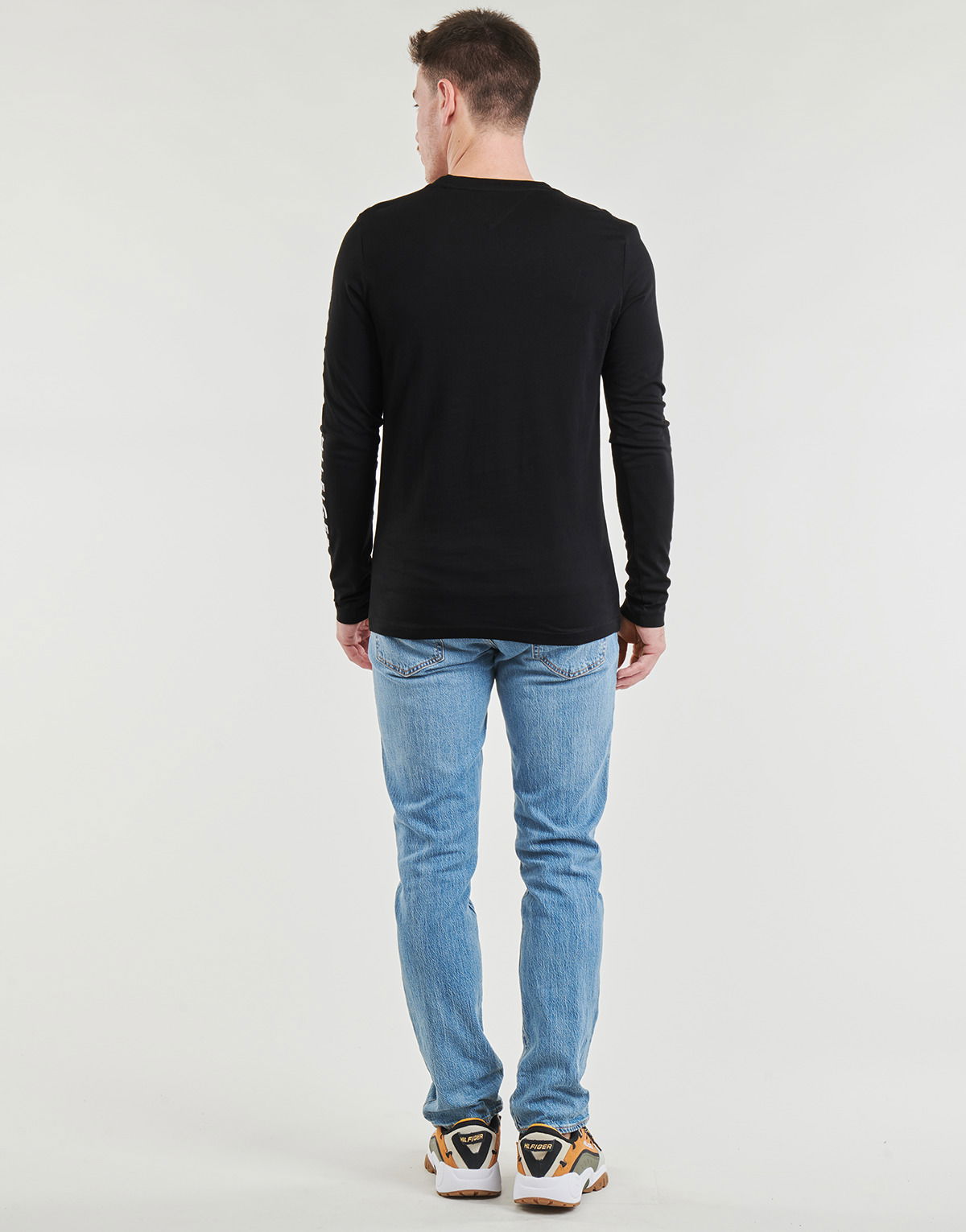 Пуловер Tommy Hilfiger Long Sleeve TOMMY LOGO LONG SLEEVE TEE Черно | MW0MW09096-BDS, 0