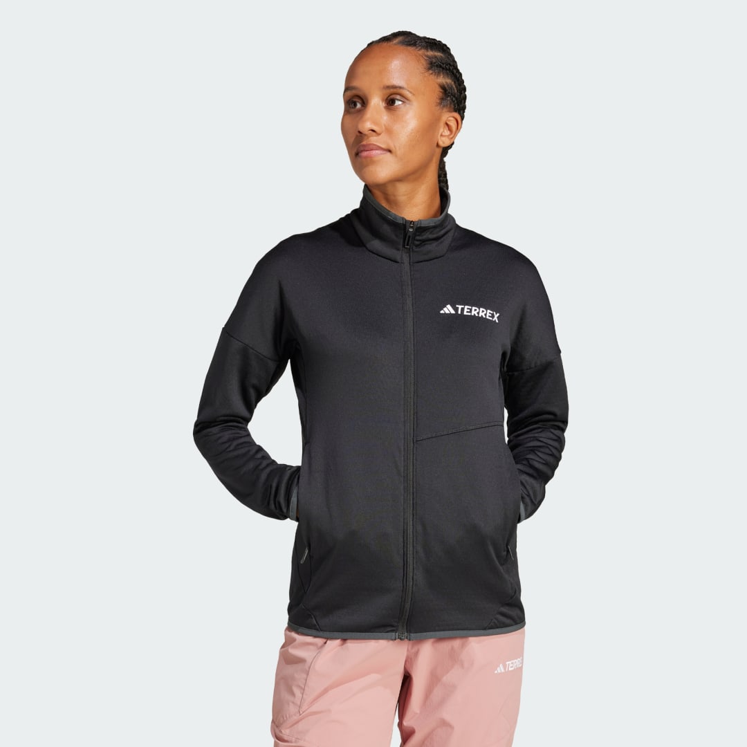 Пуловер adidas Performance Terrex Xperior Climawarm Light Fleece Jacket Черно | JE1361, 0