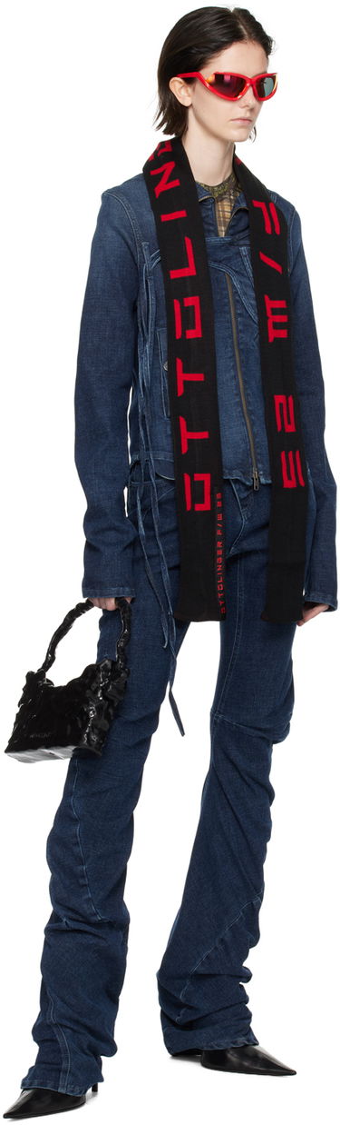 Шал Ottolinger Ottolinger Jacquard Knit Scarf Черно | 2700302, 2