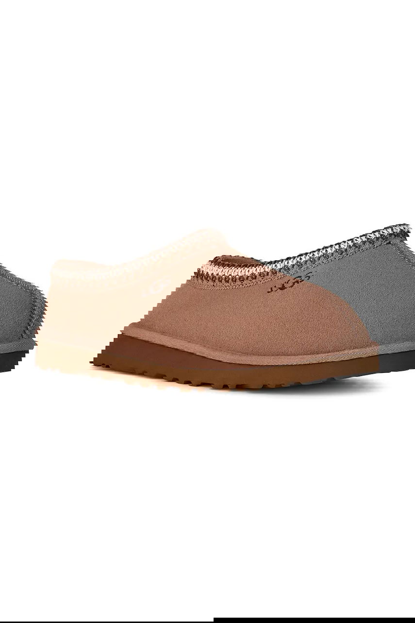 Кецове и обувки UGG Tasman II Suede Slipper with Braided Trim Кафяво | 1174671.RYK, 1