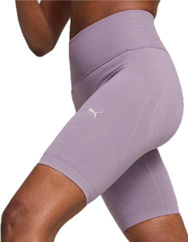 Къси панталони Puma Puma ShapeLuxe Seamless High-Waisted 6" Bike Shorts Лилаво | 524386-30, 1
