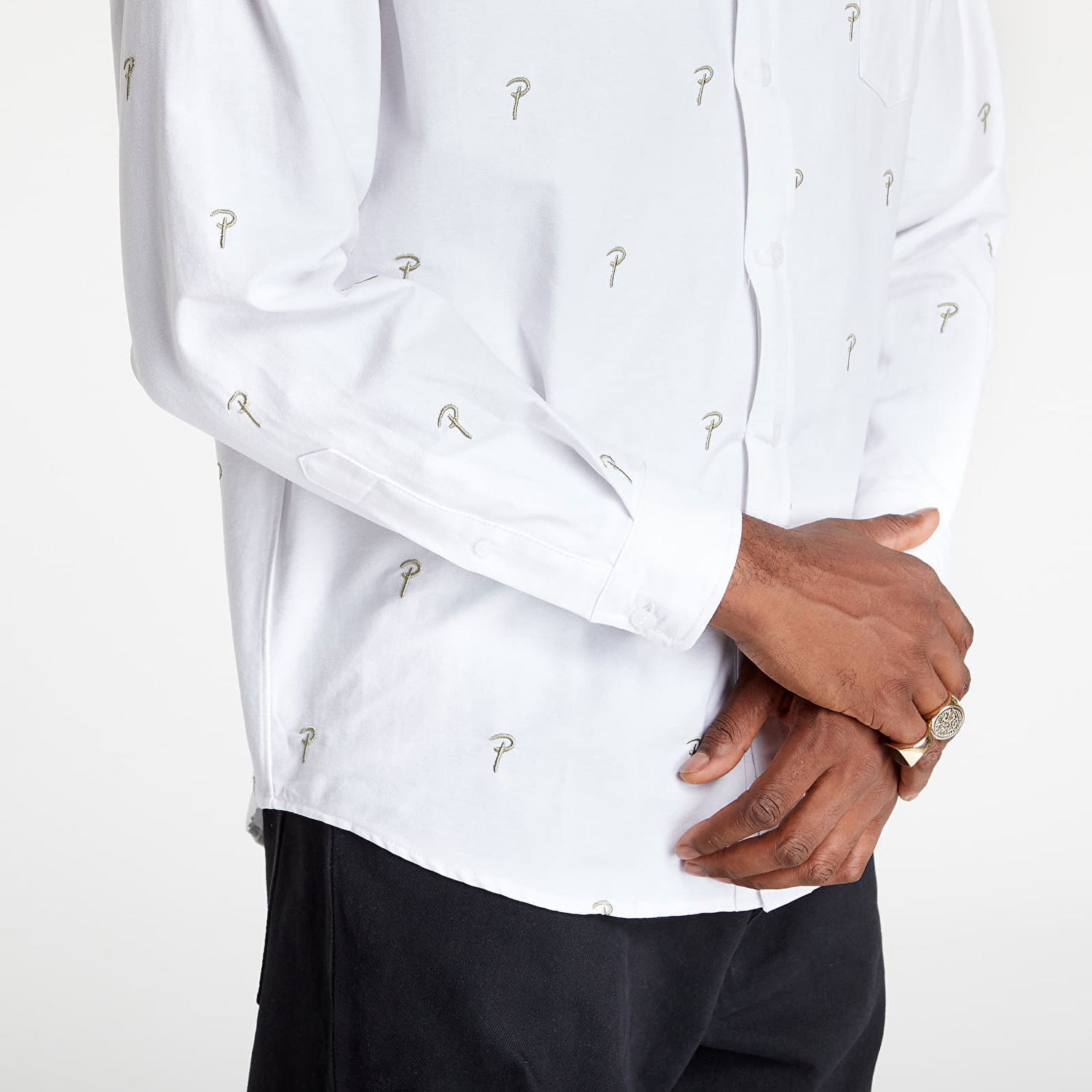 Риза Patta Oxford Longsleeve Shirt Бяло | POC-BC-OXFORD-LSS-001, 1