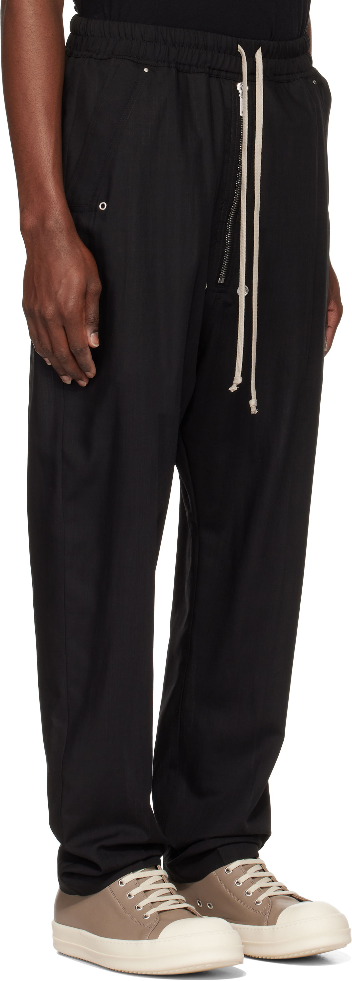 Спортни панталони Rick Owens Rick Owens Hollywood Bela Trousers Черно | RU01E5361 WG, 1