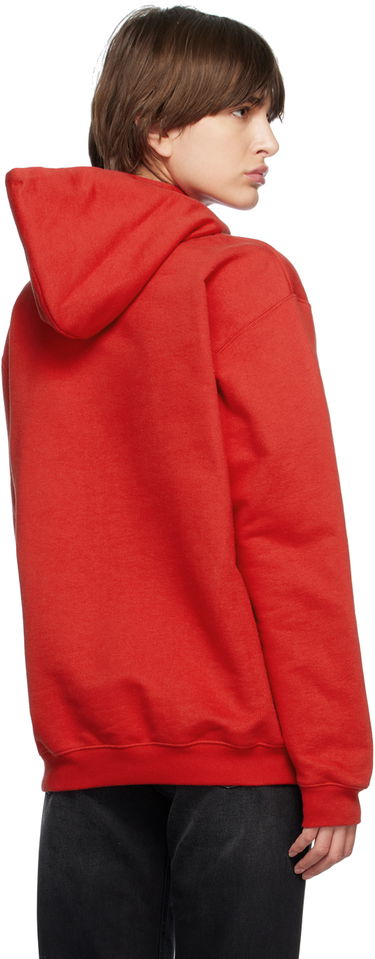 Суитчър VETEMENTS Dripping Barcode Graphic Hoodie Червено | VL16HD440R, 2