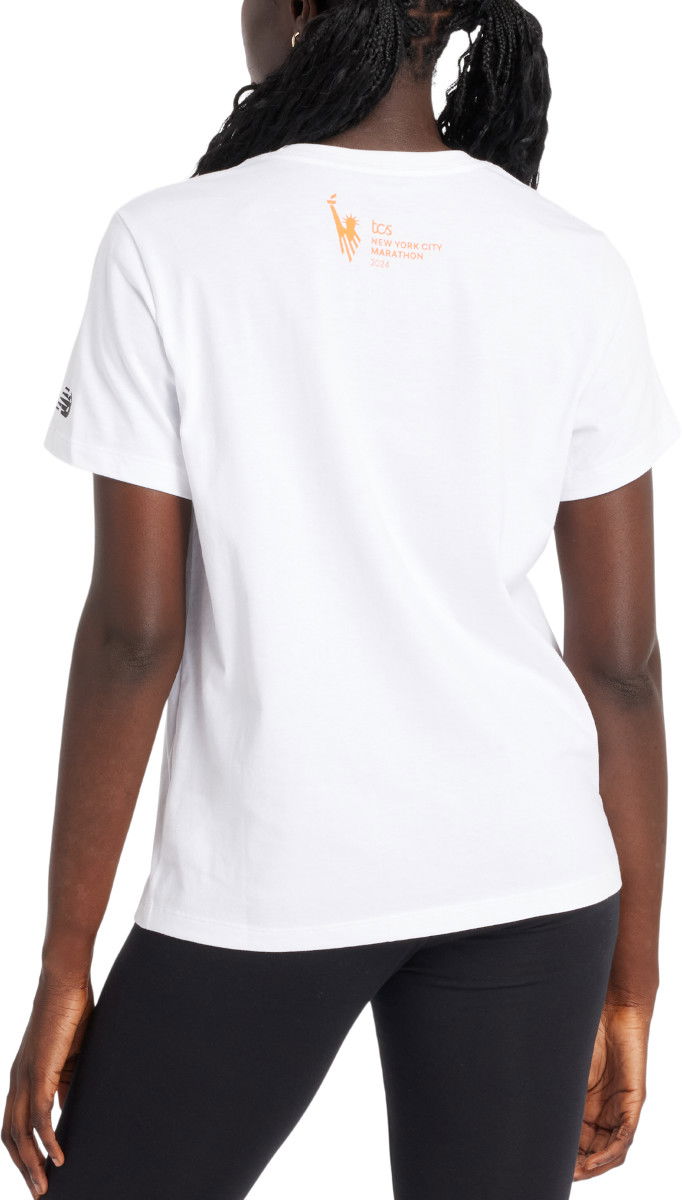 Тениска New Balance NYC Marathon Graphic T-Shirt Бяло | wt43601m-wt, 1