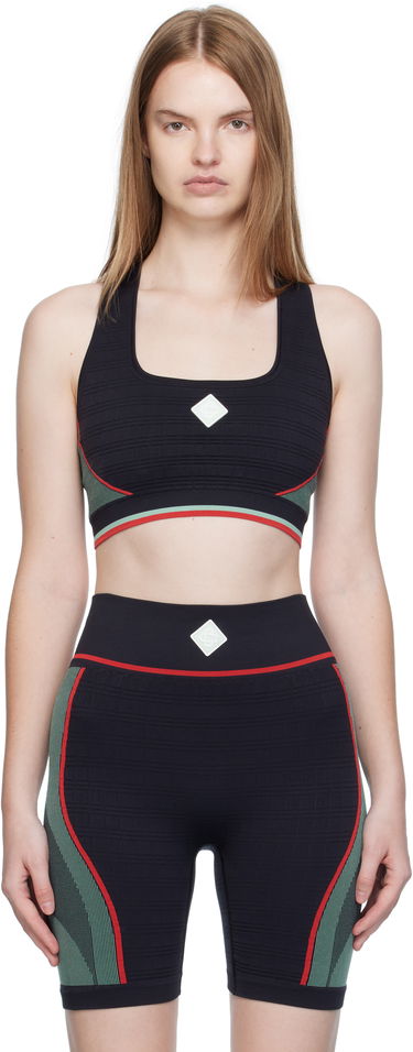 Сутиен Casablanca Casablanca Seamless Sports Bra Черно | WPF25-ACT-029-01, 0