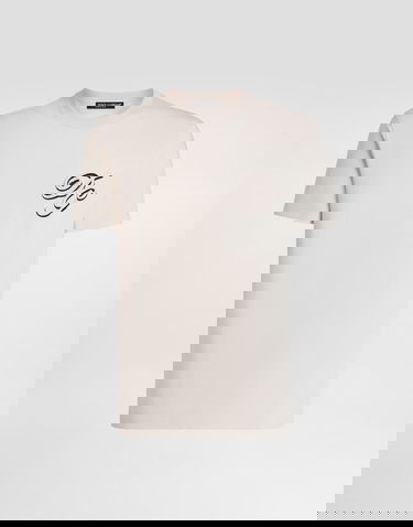 Тениска Dolce & Gabbana Dolce & Gabbana Embroidered Cotton T-Shirt Бежово | G8RN8ZG7PJ0A4567, 0