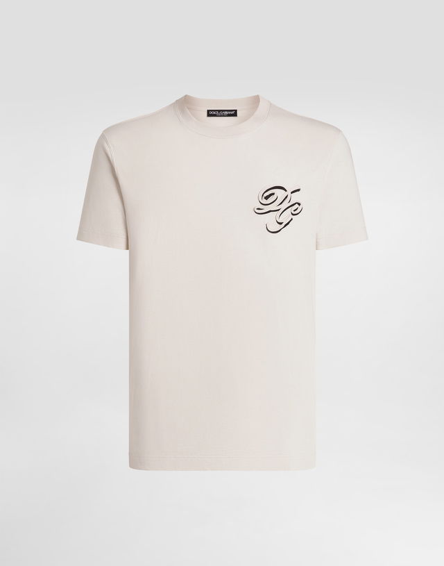 Dolce & Gabbana Embroidered Cotton T-Shirt