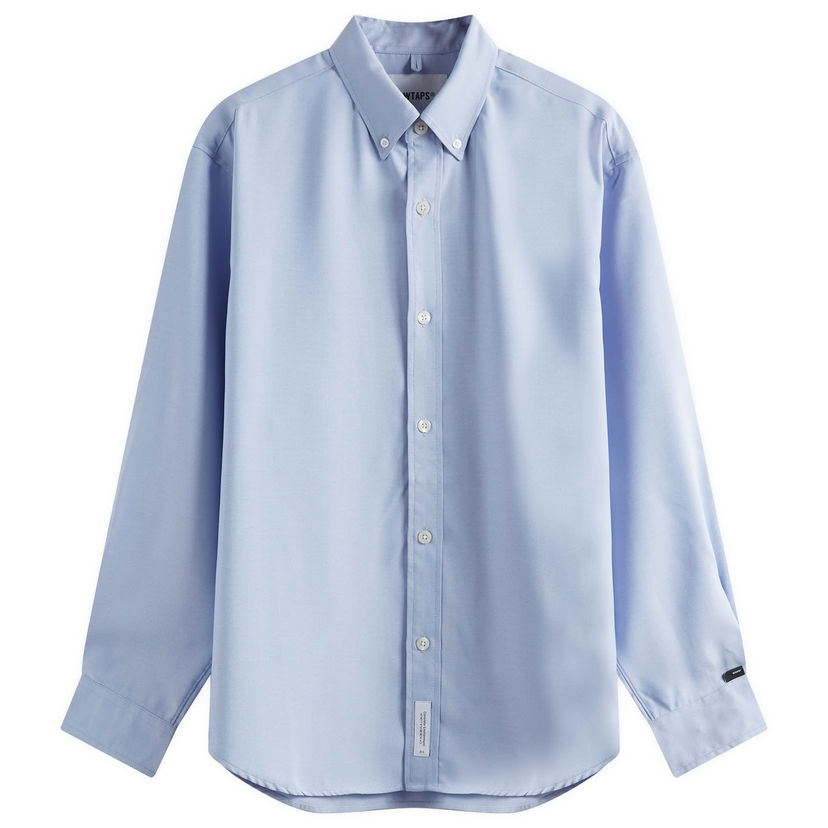 Риза WTAPS 10 Button Down Oxford Синьо | 241TQDT-SHM02-BLU