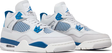 Кецове и обувки Jordan Jordan 4 Retro "Military Blue" Бяло | HF4281-141, 4