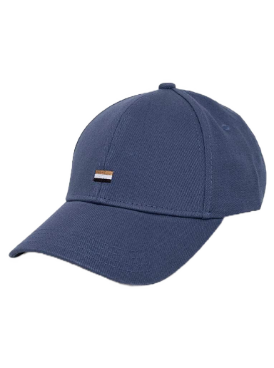 Cotton-twill Cap with Signature-stripe Embroidery