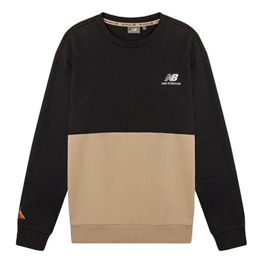 Суитчър New Balance Athletics Crew Neck Pullover Бежово | NCA89063-BK