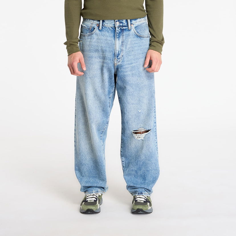 Дънки GAP Americana Baggy Wide Leg Distressed Jeans W34/L34 Синьо | 502315-00