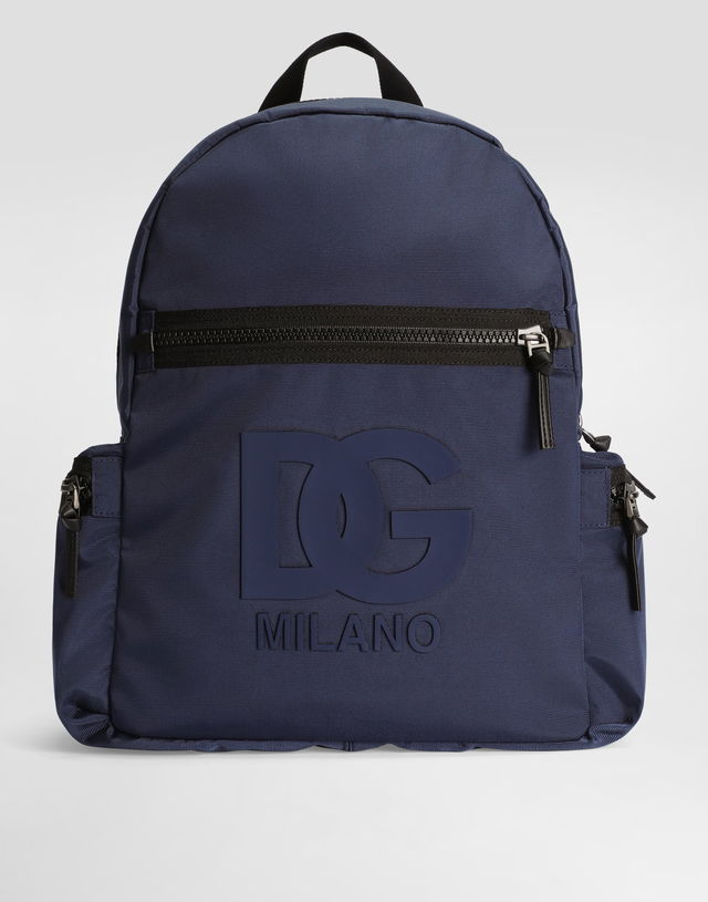 Nylon Backpack With Dg Rubber Patch
