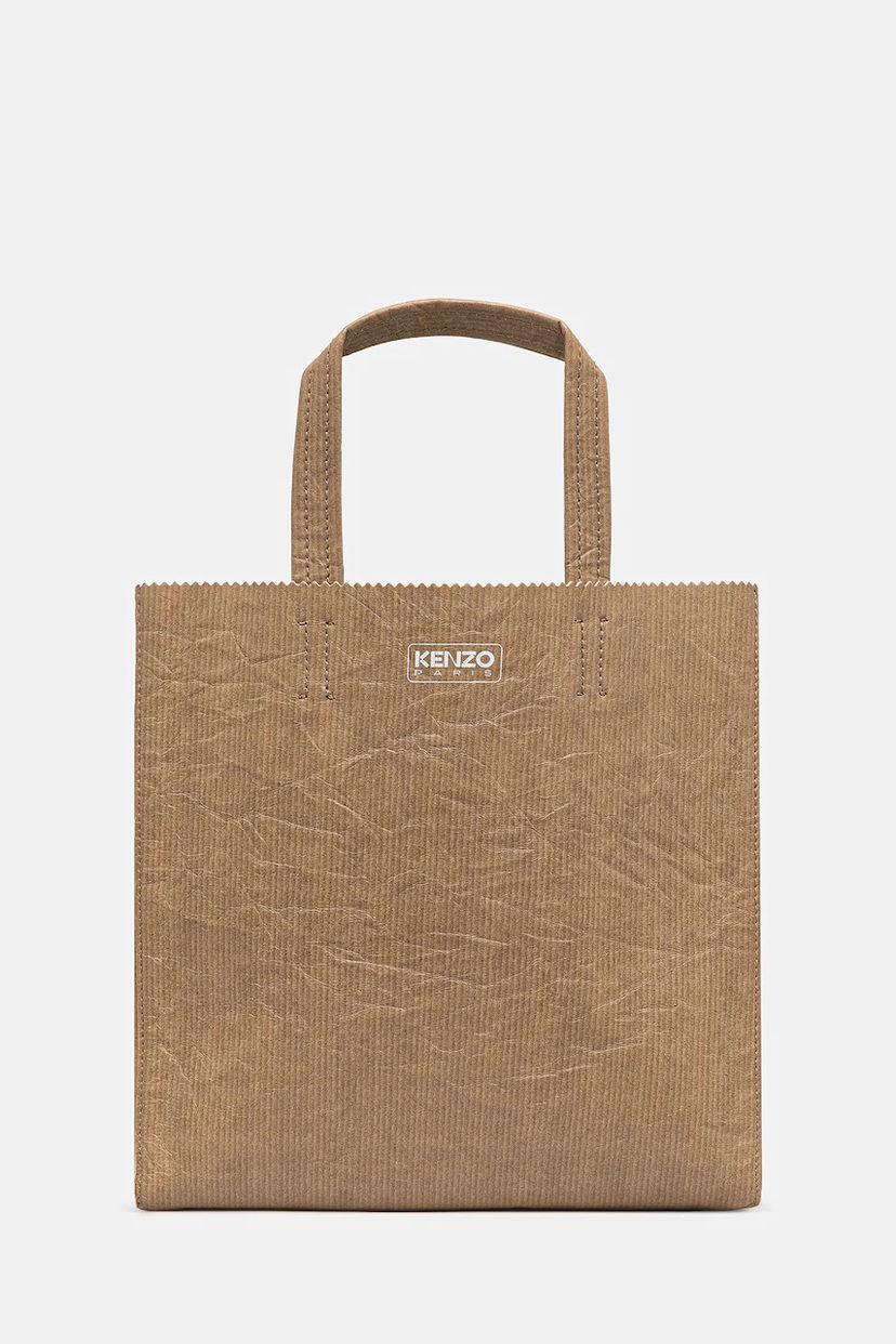 Голяма пазарска чанта KENZO Kenzo Small Tote Bag Кафяво | FF62SA110L06