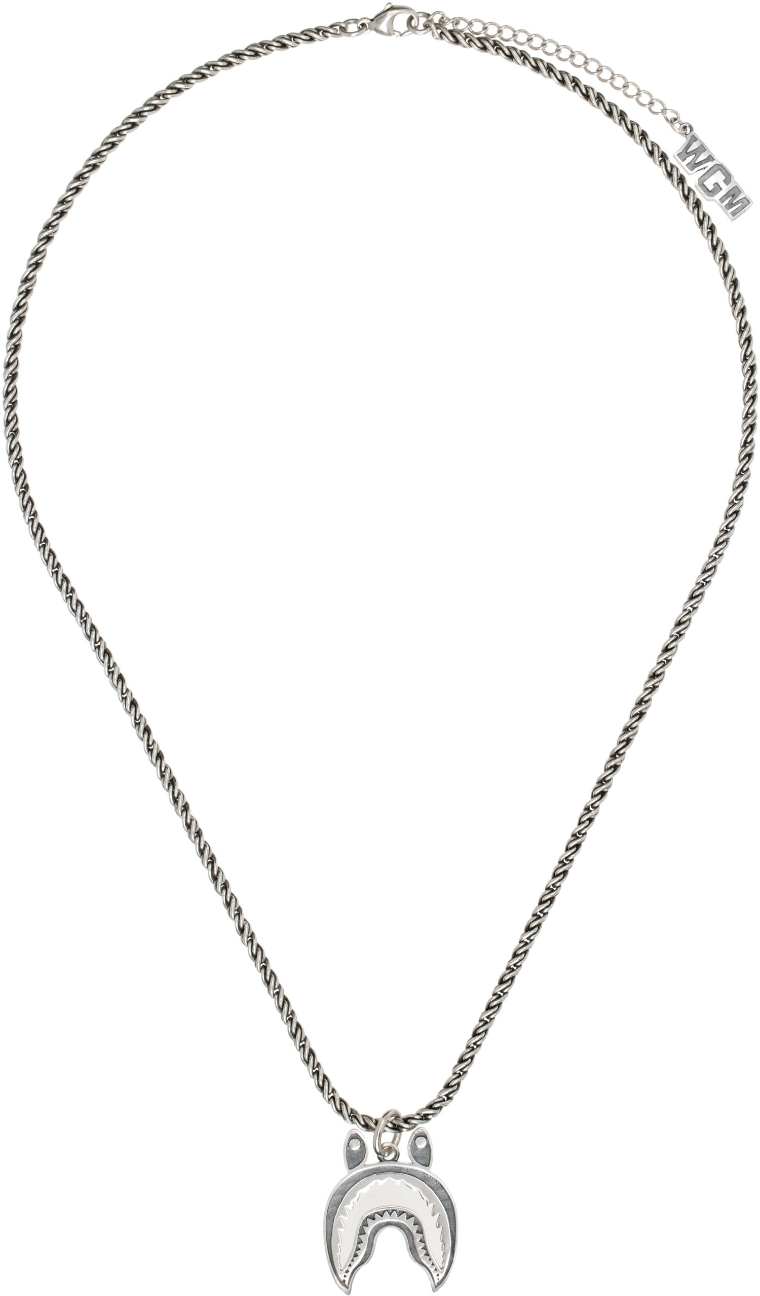 Колие BAPE A Bathing Ape Shark Pendant Necklace Металик | 001GDK701039M, 0