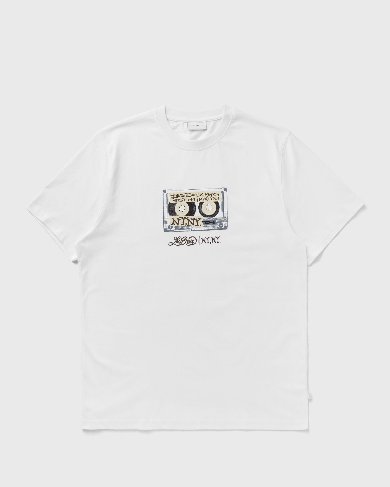 Тениска Les Deux Mix Tape Graphic T-Shirt Бяло | 1000737-201, 0