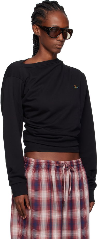 Суитчър Vivienne Westwood Vivienne Westwood Hebo Draped Sweatshirt Лилаво | 3I010015-J006O-, 4