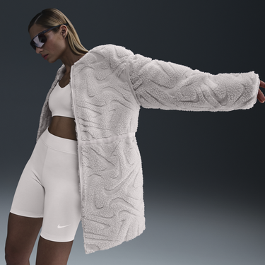 Палта Nike High Neck Fleece Jacket Кафяво | FV8025-104, 4