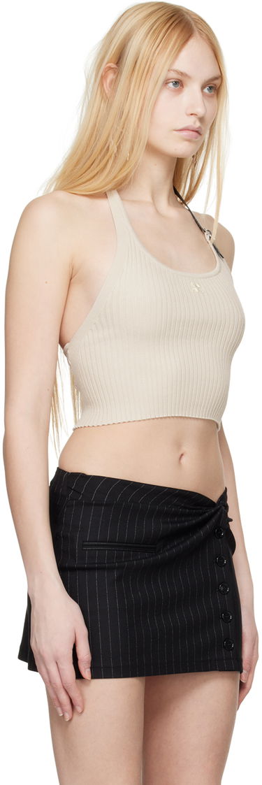 Потник Courrèges Courrèges Holistic Buckle Tank Top Черно | 124MTO239FI0001, 4