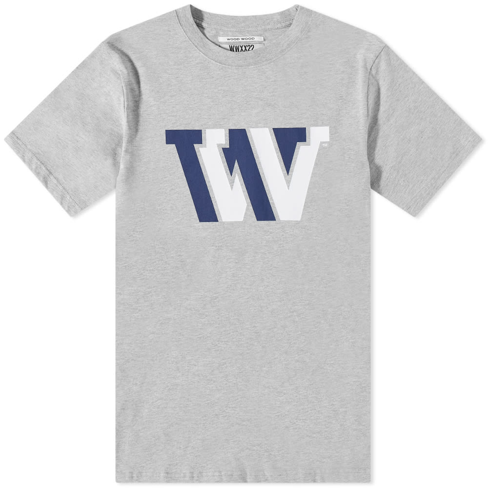 Тениска WOOD WOOD Bobby VVVV Tee Сиво | 50025709-2489-1003, 0
