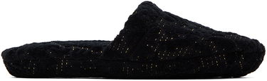 Кецове и обувки Versace Barocco Textile Slippers Черно | ZSLB00008_1A08851_1E880, 0