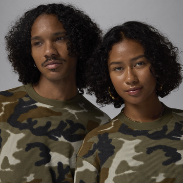 Тениска Jordan Jordan MVP Long Sleeve T-Shirt Camo Кафяво | FV7442-380, 3