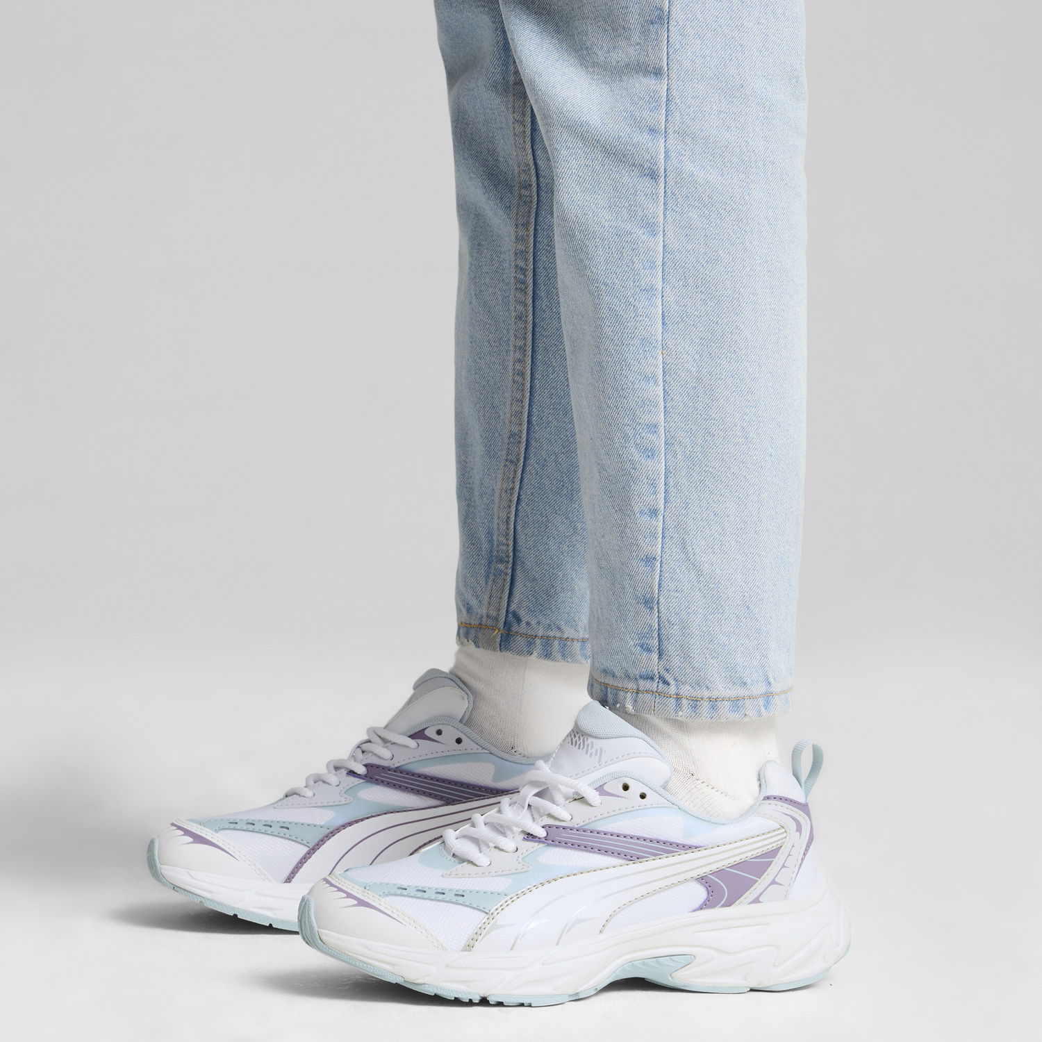 Кецове и обувки Puma PUMA Morphic Futro-Glam Бяло | 397768_01, 1