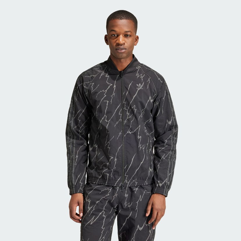 Яке adidas Originals Allover Print SST Jacket Черно | IZ3288