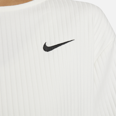 Тениска Nike Ribbed Jersey Top Бяло | DV7870-133, 1