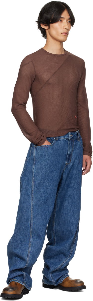 Дънки Eckhaus Latta Eckhaus Latta Bend Jeans Синьо | 1225-EL-PF25-VI, 3