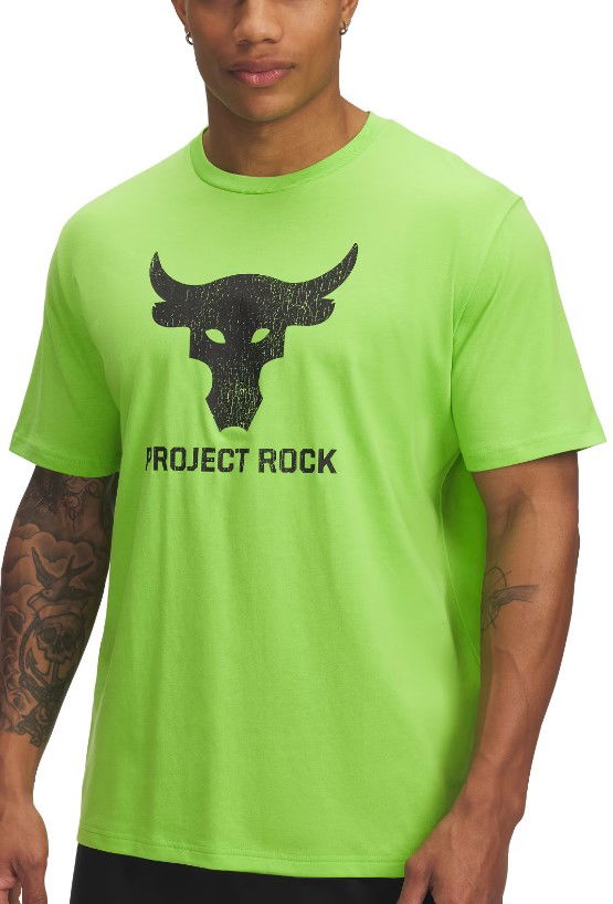 Тениска Under Armour Project Rock Brahma Bull Short Sleeve T-Shirt Зелено | 1383191-362, 0