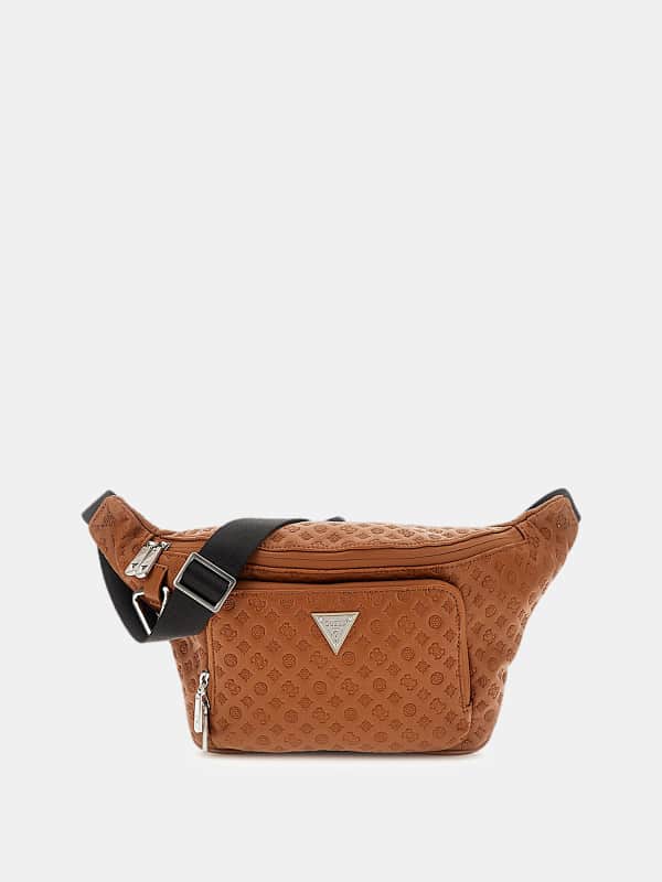 Чанта за кръста GUESS Milano Peony 4G Logo Belt Bag Кафяво | HMMIMPP4256, 0