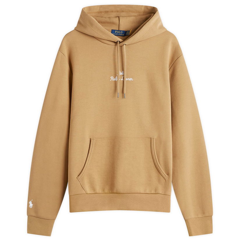 Суитчър Polo by Ralph Lauren Polo Ralph Lauren Men's Script Logo Hoodie in New Bronze, Size Large | END. Clothing Бежово | 710936586016